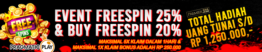 EVENT FREESPIN MURNI DAN BUY SPIN PRAGMATIC PLAT PREMIER333